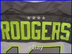 Aaron Rodgers G. B. Packers Game Issued/Back Up Pro Bowl Jersey (2015) PSA Cert