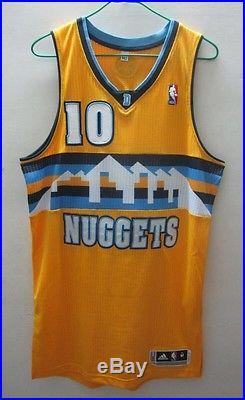 Adidas Denver Nuggets Nate Robinson Game Issued GI Authentic Jersey M+2 Anthony