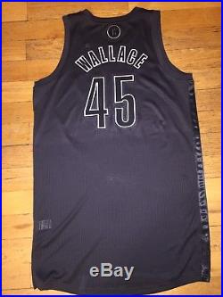 Adidas NBA Gerald Wallace Brooklyn Xmas Game Authentic Pro Cut Issued Jersey