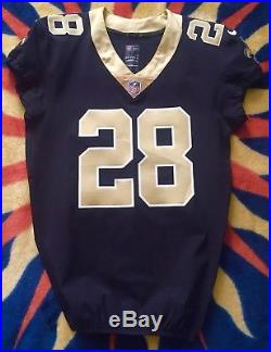 Adrian Peterson New Orleans Saints 2017 Game Issued Jersey, 1/1 Autoed, rare