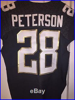 Adrian Peterson game issued PSA DNA 2016 Pro Bowl jersey