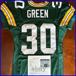 Ahman Green Signed Autographed Game Team Issued Nike Jersey JSA LOA Packers