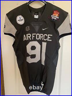 Air Force Falcons Arizona Bowl Authentic Game Issued Used Football Jersey sz M
