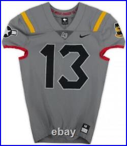 Air Force Falcons Team-Issued #13 Gray Jersey from the 2020 NCAA Item#12735219