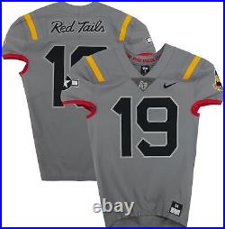 Air Force Falcons Team-Issued #19 Gray Jersey from the 2020 NCAA Item#12735222