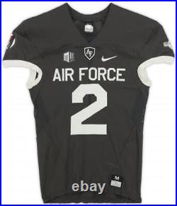 Air Force Falcons Team-Issued #2 Gray Jersey from the 2018 NCAA Item#12770458