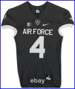 Air Force Falcons Team-Issued #4 Gray Jersey from the 2018 NCAA