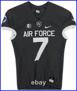 Air Force Falcons Team-Issued #7 Gray Jersey from the 2018 NCAA Item#12770463