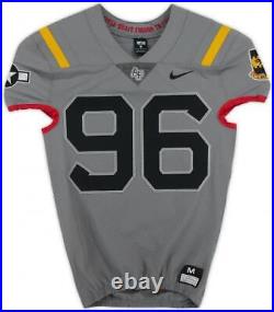 Air Force Falcons Team-Issued #96 Gray Jersey from the 2020 NCAA Item#12735247