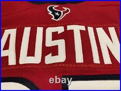 Alex Austin Houston Texans NFL Team Issued Battle Red Game Jersey (Oregon State)