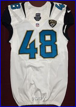 Alex Ellis Jacksonville Jaguars NFL Team Issued Game Jersey (Tennessee)
