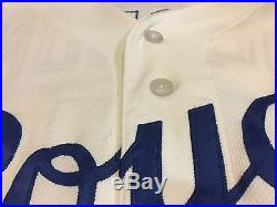 Alex Gordon Game Used 2015 Jersey Royals Playoff Issued Mlb Coa World Series
