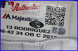 Alex Rodriguez game used/issued Yankees jersey & pants 2015 ALDS STEINER