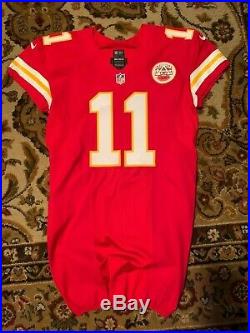 Alex Smith 2016 Kansas City Chiefs Autographed Game Issued / Worn Jersey