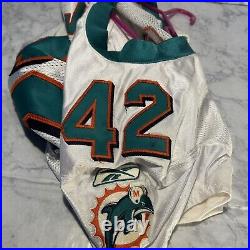 Alexander Johnson #42 Miami Dolphins Jersey Game Used/Player Worn/Team Issued