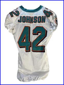 Alexander Johnson #42 Miami Dolphins Jersey Game Used/Player Worn/Team Issued
