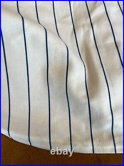 Alfonso Soriano Signed Autographed Game Team Issued Jersey JSA LOA Damage Read