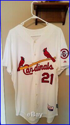 Allen Craig St Louis Cardinals Authentic Game Issued Autographed Home Jersey