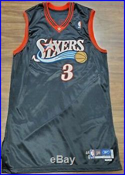 Allen Iverson Game Issued / Used Autographed Signed 76ers Jersey 2005-2006 COA