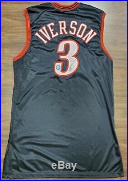 Allen Iverson Game Issued / Used Autographed Signed 76ers Jersey 2005-2006 COA