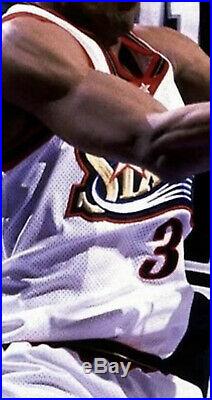 Allen Iverson Game Issued Worn Jersey Vtg NBA Champion Jersey Worn Sixers Jersey