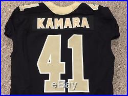 Alvin Kamara New Orleans Saints Game Issued Jersey Nike Onfield Pro Cut Elite