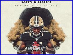 Alvin Kamara New Orleans Saints Game Issued Jersey Nike Onfield Pro Cut Elite