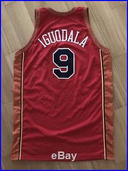 Andre Iguodala Philadelphia 76ers HWC Game Worn Used Issued Jersey