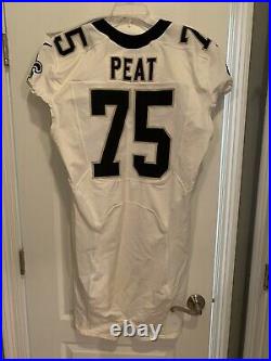 Andrus Peat New Orleans Saints Game Issued Jersey