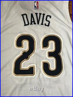Anthony Davis 2016 New Orleans Pelicans Home Game Worn Issued Jersey