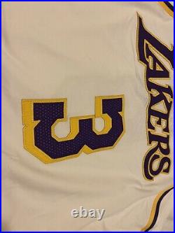 Anthony Davis Lakers Home Game Issued/ Game Worn Jersey Super Rare