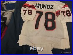 Anthony Munoz Cincinnati Bengals game issued/used Champion jersey, Size 52
