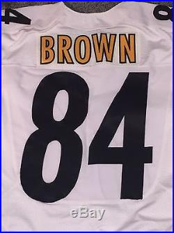 Antonio Brown Pittsburgh Steelers Away Game Issued Jersey Rare