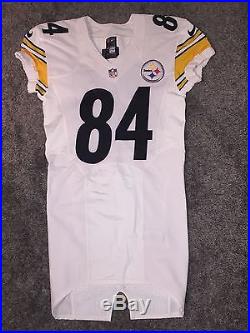 Antonio Brown Pittsburgh Steelers Away Game Issued Jersey Rare Used Worn