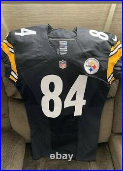 Antonio Brown Signed Framed 2016 Game Issued Jersey- Steelers- Fanatics