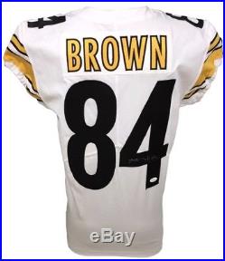 Antonio Brown Signed Steelers 2017 Game Issued Jersey Rooney Patch JSA WP876902