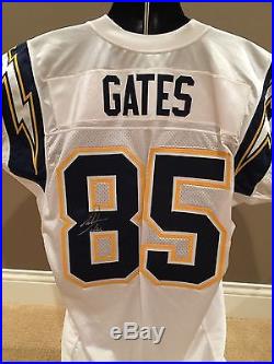 Antonio Gates San Diego Chargers Game Issued And Signed Jersey PSA