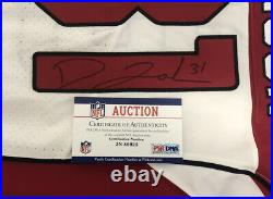 Arizona Cardinals Authentic Game Issued David Johnson Autographed Jersey PSA COA