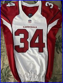 Arizona Cardinals Kevin White #34 Game Issued Jersey NFL