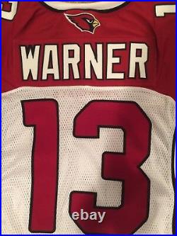 Arizona Cardinals Kurt Warner Super Bowl XXXVI game issued Jersey HOF