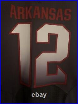 Arkansas Razorbacks Authentic Team Game Issued Used Jersey sz 46