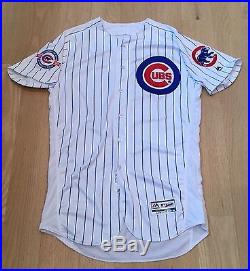 Aroldis Chapman Game Issued Used Worn Chicago Cubs Jersey World Series 2016 Mlb