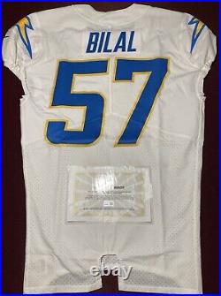 Asmar Bilal Los Angeles Chargers NFL Team Issued Game Jersey (Notre Dame)