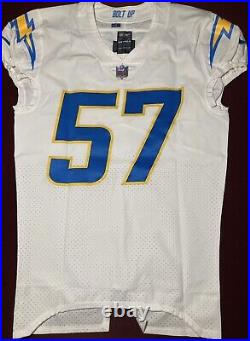 Asmar Bilal Los Angeles Chargers NFL Team Issued Game Jersey (Notre Dame)