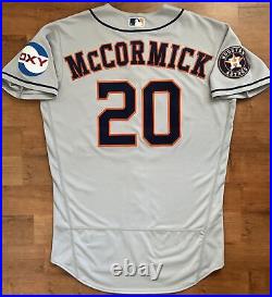 Astros Game Issued Jersey Chas McCormick Worn #20 Road Gray Photomatched 4/12/23