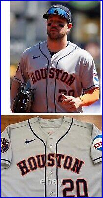 Astros Game Issued Jersey Chas McCormick Worn #20 Road Gray Photomatched 4/12/23