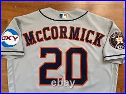 Astros Game Issued Jersey Chas McCormick Worn #20 Road Gray Photomatched 4/12/23