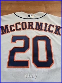 Astros Game Issued Jersey Chas McCormick Worn #20 Road Gray Photomatched 4/12/23