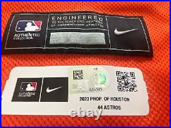 Astros Game Issued Jersey JJ Matijevic # 13 Orange OXY Patch MLB Authenticated
