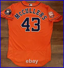 Astros Game Issued Jersey Lance McCullers #43 Used Orange MLB Authentication